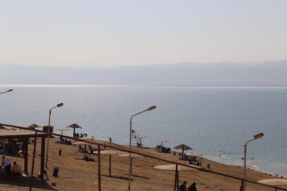 Praia exclusiva para locais ao lado de Amman Beach. (Foto: Nathalia Tavolieri)