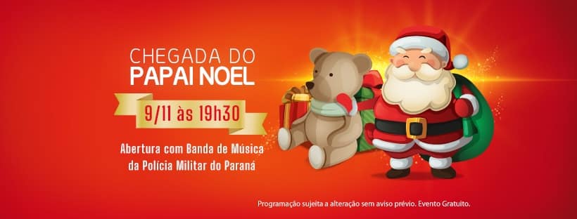 Chegada do Papai Noel