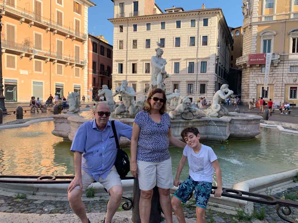 Roma com crianças