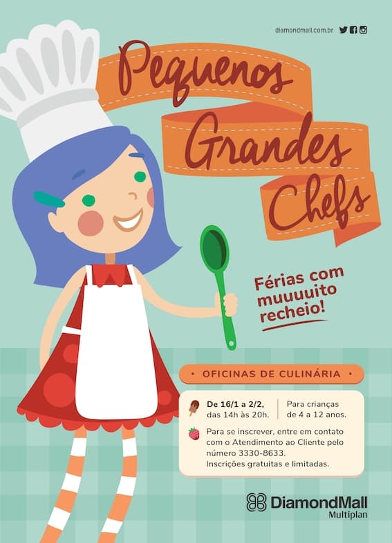 agenda kids janeiro culinária